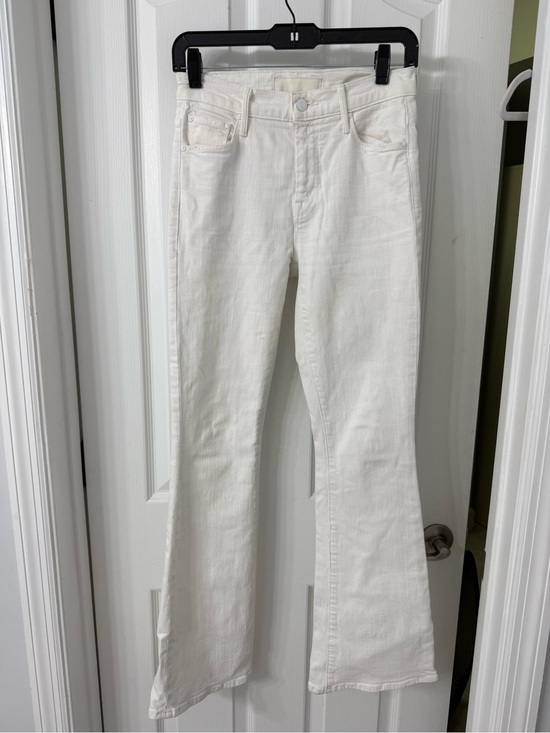 MOTHER Denim - Mother Size 25 White High-Rise Flare Jeans